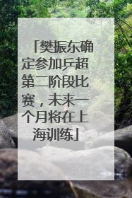 樊振东确定参加乒超第二阶段比赛，未来一个月将在上海训练